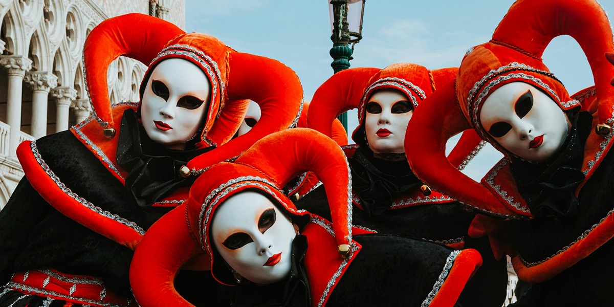 Carnival Venice characters mask