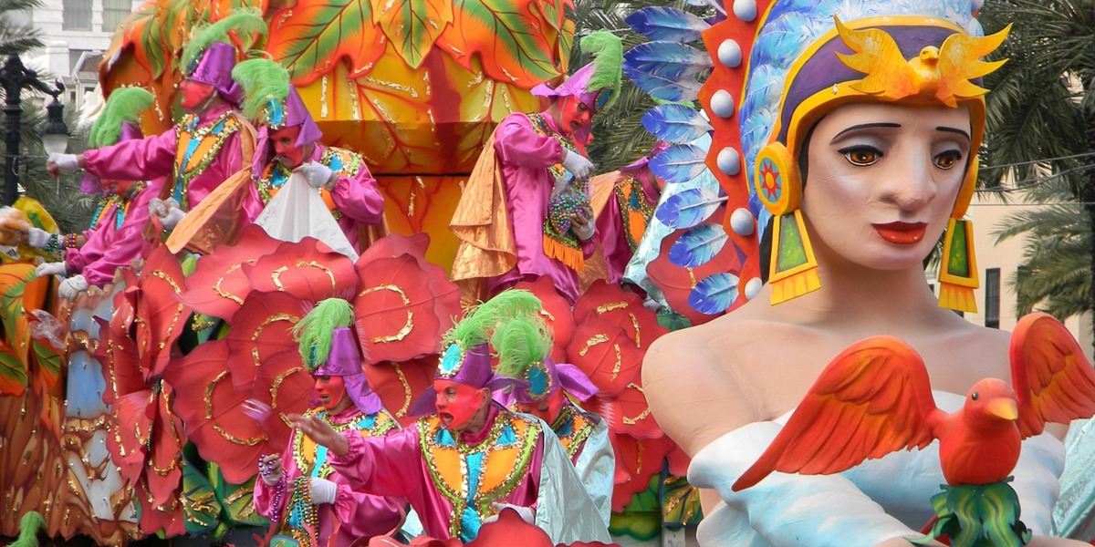 Carnaval Nouvelle-Orléans char