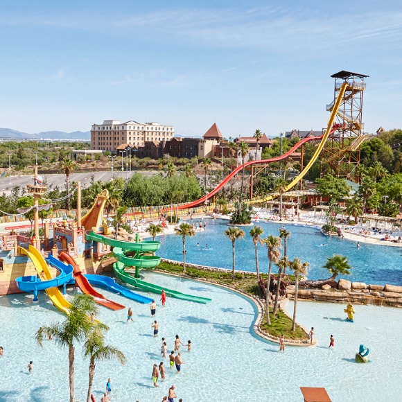 Caribe Aquatic Park toboganes altos