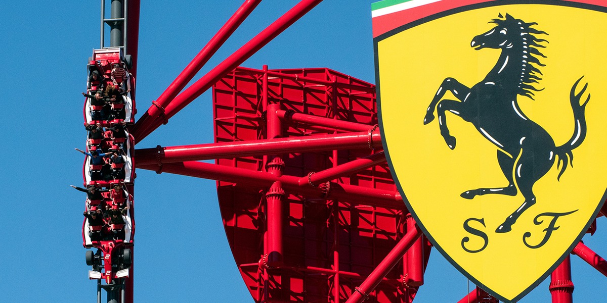 Ferrari Land montaña rusa atracciones